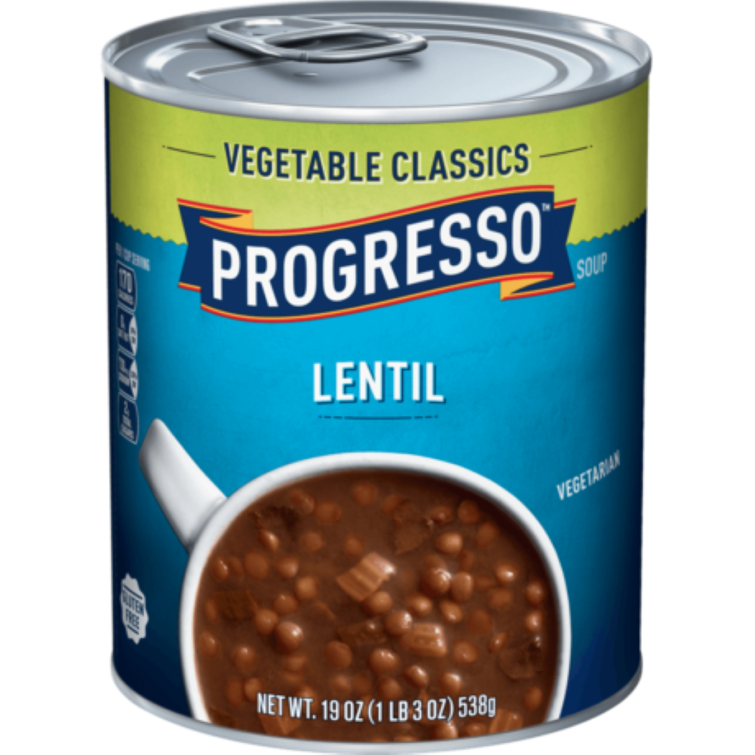 PROGRESSO VEG CLASSIC SOUP LENTIL 538G
